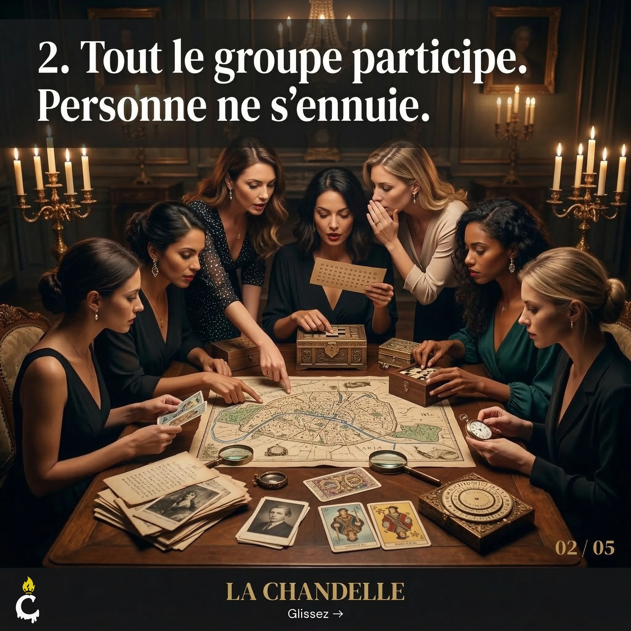 Soirée Murder Party immersive La Chandelle